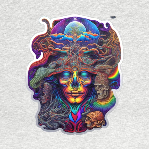 tribe|Trippy|shamanic visions by MindTankArt